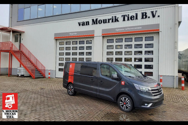 Renault Trafic 150 PK AUTOMAAT L2H1 DUBBELE CABINE - EURO 6 - GRIJS COMETE METALLIC - V-58-JPX - BPM VRIJ!