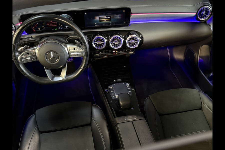 Mercedes-Benz CLA-Klasse Shooting Brake 250 e AMG | Pano | Sfeerverlichting | Burmester | 360 Camera | Adaptive cruise | Elektr. stoelen + memory | Stoelverwarming | Full LED