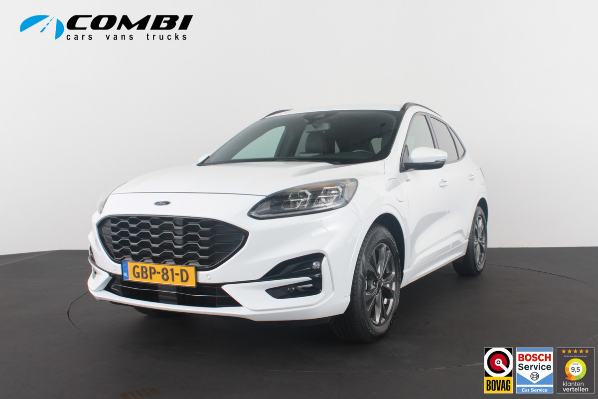 Ford Kuga 2.5 PHEV ST-Line X 225pk > Winterpakket/Trekhaak/all season/Frozen White/Plug-in hybride