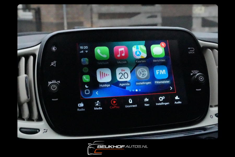 Fiat 500 1.2 Lounge Carplay Dab+ Radio Airco Navi Elek Ramen