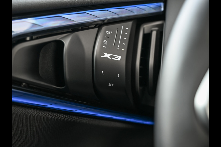 BMW X3 30e XDRIVE | M-SPORT | COMFORT ACCESS | ACTIVE CRUISE | LEDER | STOELVERWARMING | AMBIANCE INTERIEUR | STUURVERWARMING | MEMORY