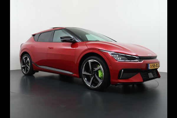 Kia Ev6 GT AWD 77.4 kWh SOH 99% VAN: €41.900,- VOOR: €37.877,- UW EINDEJAARSVOORDEEL: €4.023,- | 585PK!| PANO | KIA GARANTIE T/M 2029 | STOEL/STUUR VERW. | 360 CAMERA| ELEK. ACHTERKLEP| HEAD-UP| MERIDIAN AUDIO|