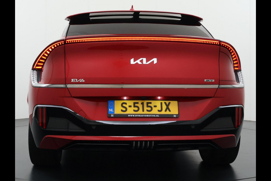 Kia Ev6 GT AWD 77.4 kWh SOH 99% VAN: €41.900,- VOOR: €37.877,- UW EINDEJAARSVOORDEEL: €4.023,- | 585PK!| PANO | KIA GARANTIE T/M 2029 | STOEL/STUUR VERW. | 360 CAMERA| ELEK. ACHTERKLEP| HEAD-UP| MERIDIAN AUDIO|