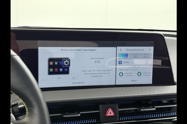 Kia Ev6 GT AWD 77.4 kWh SOH 99% VAN: €41.900,- VOOR: €37.877,- UW EINDEJAARSVOORDEEL: €4.023,- | 585PK!| PANO | KIA GARANTIE T/M 2029 | STOEL/STUUR VERW. | 360 CAMERA| ELEK. ACHTERKLEP| HEAD-UP| MERIDIAN AUDIO|