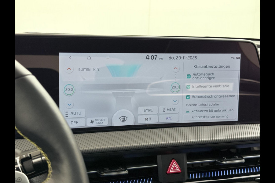Kia Ev6 GT AWD 77.4 kWh SOH 99% VAN: €41.900,- VOOR: €37.877,- UW EINDEJAARSVOORDEEL: €4.023,- | 585PK!| PANO | KIA GARANTIE T/M 2029 | STOEL/STUUR VERW. | 360 CAMERA| ELEK. ACHTERKLEP| HEAD-UP| MERIDIAN AUDIO|