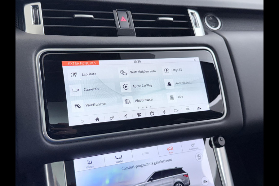 Land Rover Range Rover Sport P400e HSE Silver VAN: €64.900,- VOOR: €57.877,- UW EINDEJAARSVOORDEEL: €7.023,-| R DYNAMIC TOPSTAAT | COMPLETE ONDERHOUDSHISTORIE | RIJKLAARPRIJS | VEEL OPTIES!