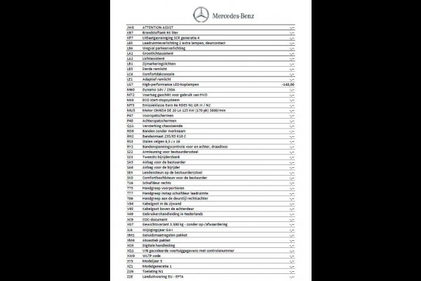 Mercedes-Benz Sprinter 317 1.9 CDI L2 Select HD Nw. Model / Leder / LED / Trekhaak 3.5t / Groot MBUX / 18 Inch / Org. NL