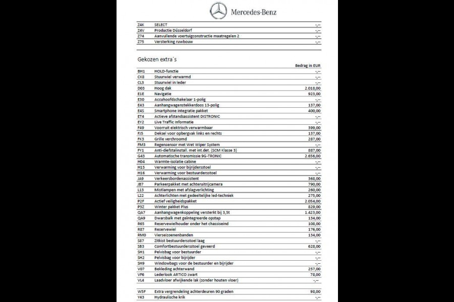 Mercedes-Benz Sprinter 317 1.9 CDI L2 Select HD Nw. Model / Leder / LED / Trekhaak 3.5t / Groot MBUX / 18 Inch / Org. NL