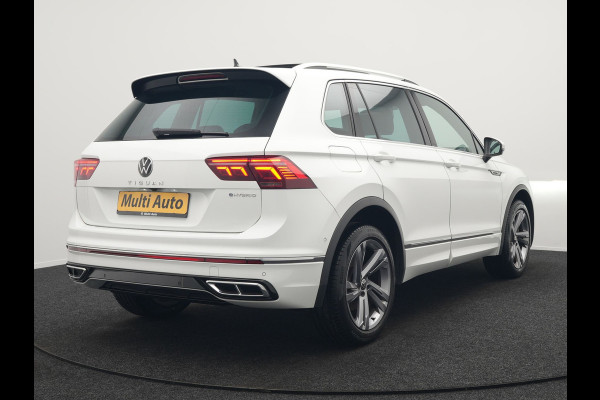 Volkswagen Tiguan 1.4 TSI eHybrid R-Line Business+ Plug In Hybrid 245pk Dealer O.H. PHEV | Panodak | Adaptive Cruise | 360 Camera | IQ Light | Lederen Stoelen Memory & Verwarmd | Apple Carplay | Stuur Verwarmd | Sfeerverlichting | Virtual | Navigatie | Blis | DAB |