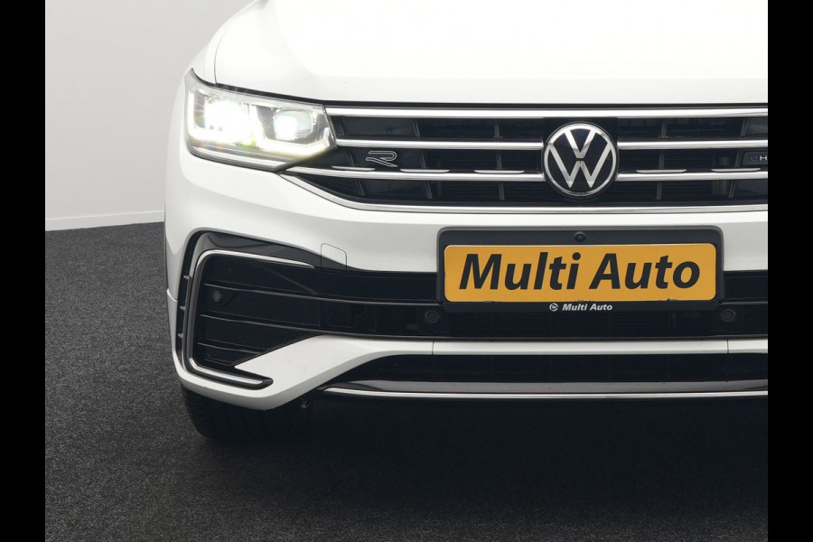 Volkswagen Tiguan 1.4 TSI eHybrid R-Line Business+ Plug In Hybrid 245pk Dealer O.H. PHEV | Panodak | Adaptive Cruise | 360 Camera | IQ Light | Lederen Stoelen Memory & Verwarmd | Apple Carplay | Stuur Verwarmd | Sfeerverlichting | Virtual | Navigatie | Blis | DAB |