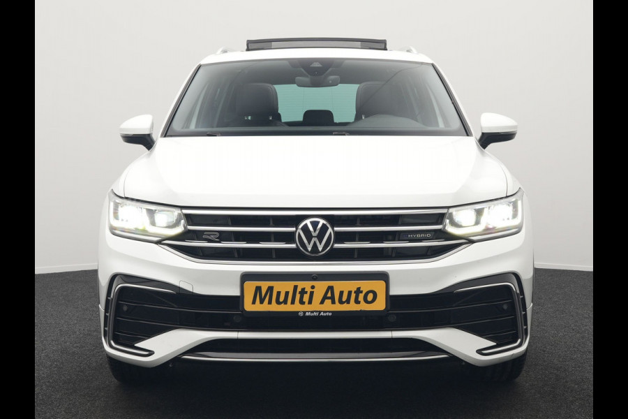 Volkswagen Tiguan 1.4 TSI eHybrid R-Line Business+ Plug In Hybrid 245pk Dealer O.H. PHEV | Panodak | Adaptive Cruise | 360 Camera | IQ Light | Lederen Stoelen Memory & Verwarmd | Apple Carplay | Stuur Verwarmd | Sfeerverlichting | Virtual | Navigatie | Blis | DAB |