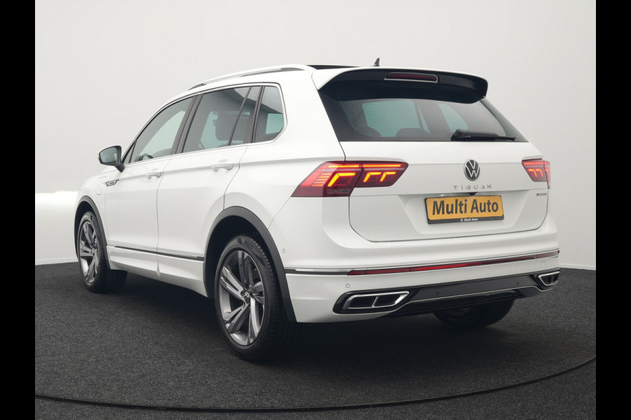 Volkswagen Tiguan 1.4 TSI eHybrid R-Line Business+ Plug In Hybrid 245pk Dealer O.H. PHEV | Panodak | Adaptive Cruise | 360 Camera | IQ Light | Lederen Stoelen Memory & Verwarmd | Apple Carplay | Stuur Verwarmd | Sfeerverlichting | Virtual | Navigatie | Blis | DAB |