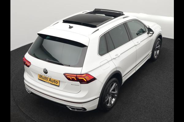 Volkswagen Tiguan 1.4 TSI eHybrid R-Line Business+ Plug In Hybrid 245pk Dealer O.H. PHEV | Panodak | Adaptive Cruise | 360 Camera | IQ Light | Lederen Stoelen Memory & Verwarmd | Apple Carplay | Stuur Verwarmd | Sfeerverlichting | Virtual | Navigatie | Blis | DAB |