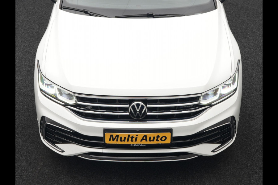 Volkswagen Tiguan 1.4 TSI eHybrid R-Line Business+ Plug In Hybrid 245pk Dealer O.H. PHEV | Panodak | Adaptive Cruise | 360 Camera | IQ Light | Lederen Stoelen Memory & Verwarmd | Apple Carplay | Stuur Verwarmd | Sfeerverlichting | Virtual | Navigatie | Blis | DAB |