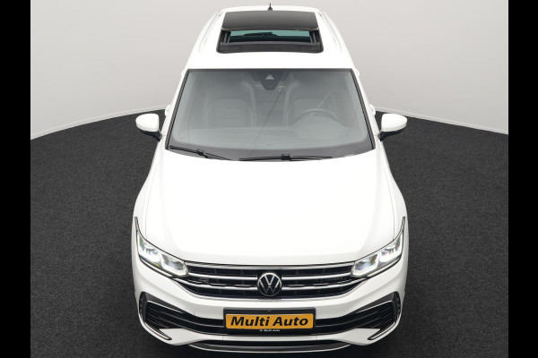 Volkswagen Tiguan 1.4 TSI eHybrid R-Line Business+ Plug In Hybrid 245pk Dealer O.H. PHEV | Panodak | Adaptive Cruise | 360 Camera | IQ Light | Lederen Stoelen Memory & Verwarmd | Apple Carplay | Stuur Verwarmd | Sfeerverlichting | Virtual | Navigatie | Blis | DAB |