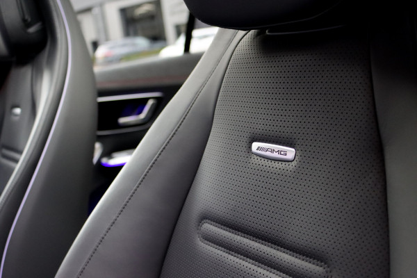 Mercedes-Benz EQE AMG 53 4MATIC+ 90 kWh | 72500,- Ex | MBUX Hyperscreen | Airmatic | Achterasbesturing | Distronic+ | Massage | Memory | Burmester | Stoelventilatie | HUD | Digital Light | Warmtepomp | Surround Camera |