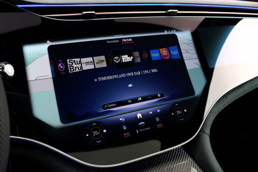 Mercedes-Benz EQE AMG 53 4MATIC+ 90 kWh | 72500,- Ex | MBUX Hyperscreen | Airmatic | Achterasbesturing | Distronic+ | Massage | Memory | Burmester | Stoelventilatie | HUD | Digital Light | Warmtepomp | Surround Camera |