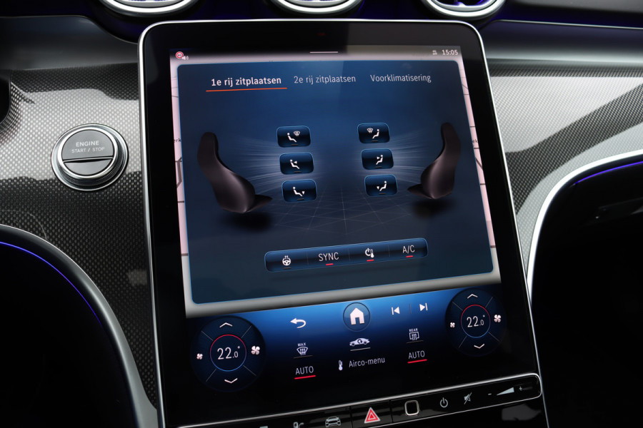 Mercedes-Benz C-Klasse AMG 63 S E Performance | 680 pk | Achterasbesturing | AMG Drivers Package | Distronic+ | Memory | Burmester | AMG Performance Stoelen | AMG-Aero Pakket | HUD | Digital Light |