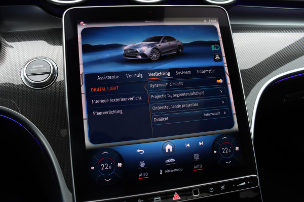 Mercedes-Benz C-Klasse AMG 63 S E Performance | 680 pk | Achterasbesturing | AMG Drivers Package | Distronic+ | Memory | Burmester | AMG Performance Stoelen | AMG-Aero Pakket | HUD | Digital Light |