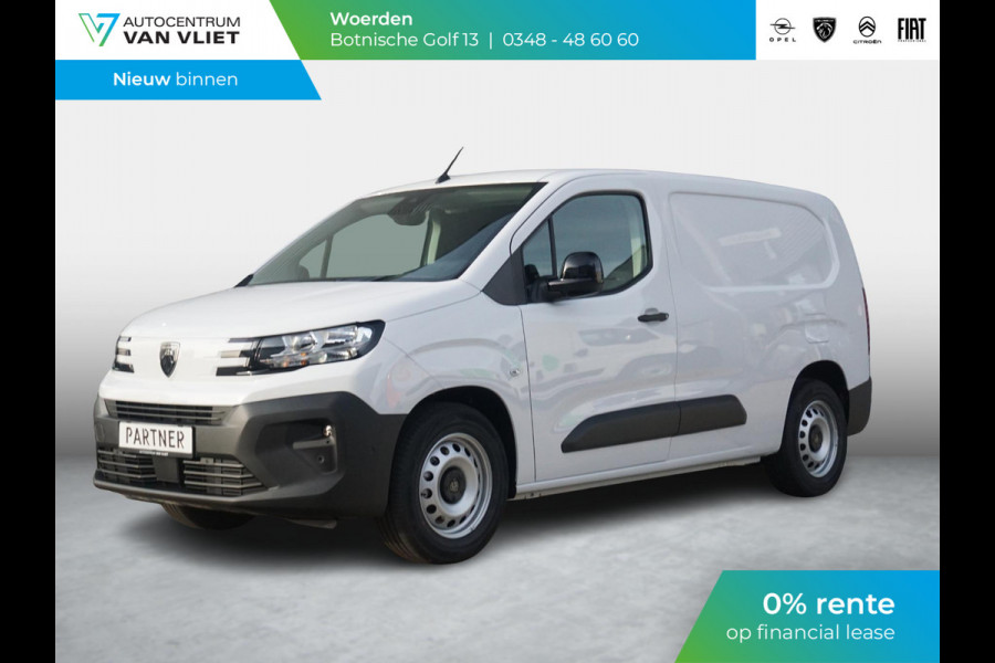 Peugeot e-Partner L2 50 kWh | 0% rente | Navigatie incl. Apple Carplay | camera's | parkeersensoren voor & achter | dodehoek detectie | Comfort stoel | rijklaarprijs