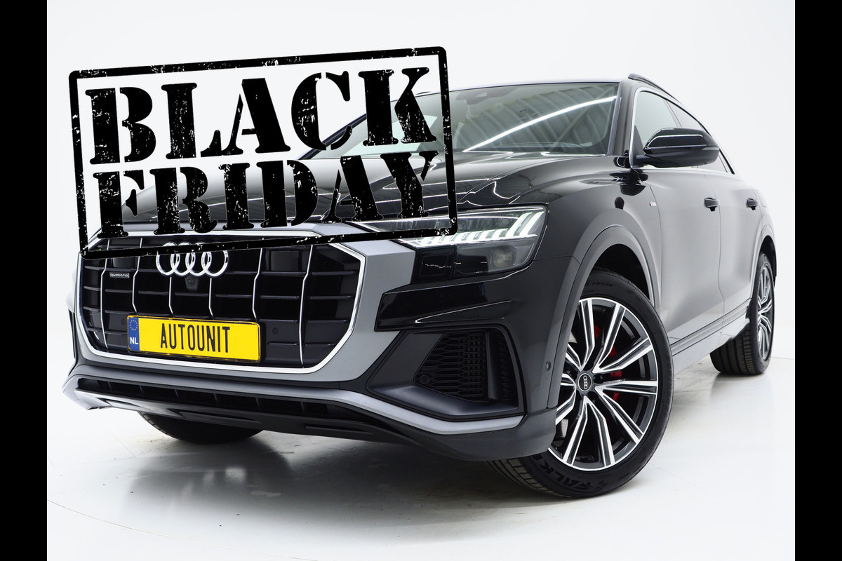 Audi Q8 55 TFSI e quattro Pro Line S | Luchtvering | Panoramadak | B&O | 360 | Head Up | Trekhaak
