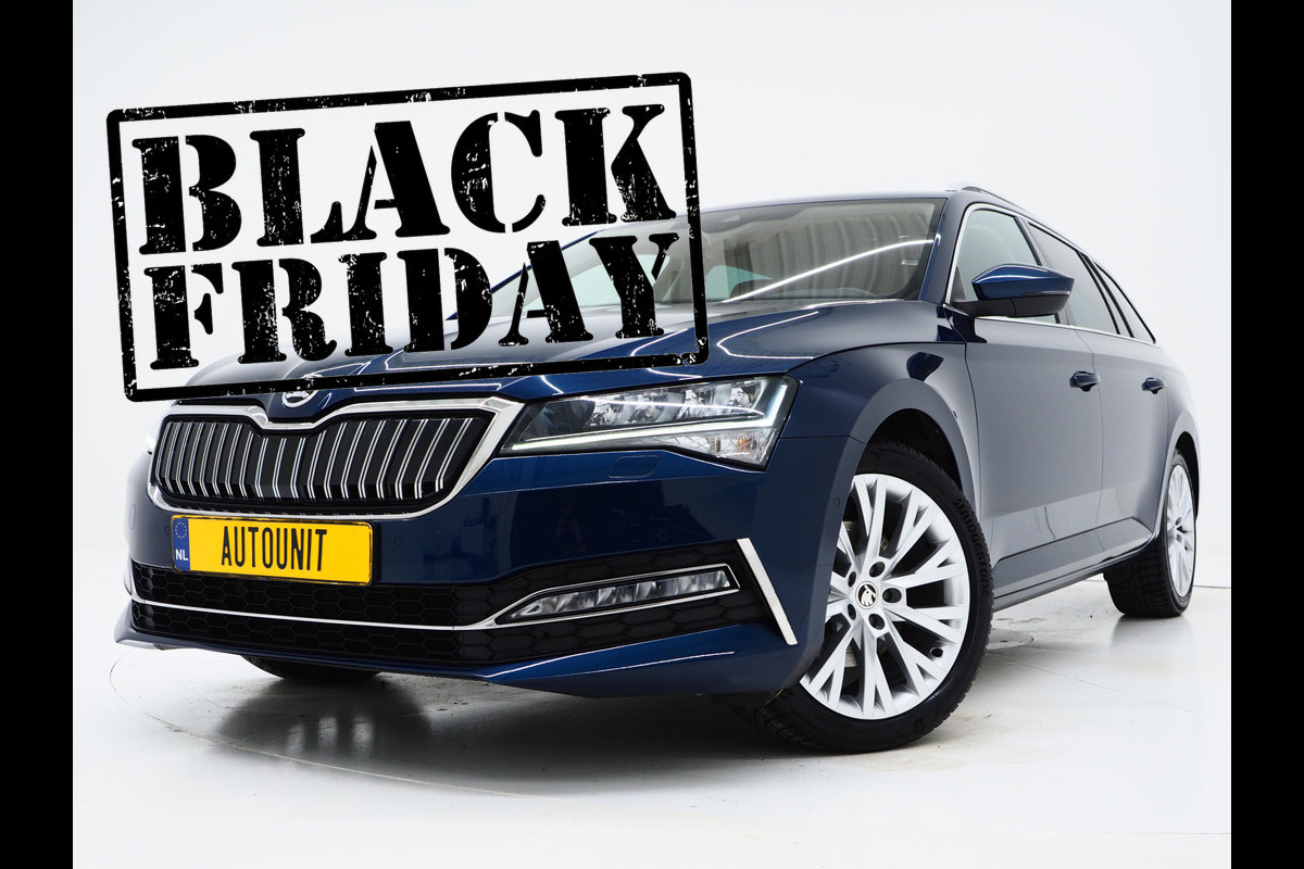 Škoda Superb Combi 1.4 TSI iV 218PK Style | Leder | Trekhaak | Adaptive Cruise | Virtual | Keyless | Memory | Carplay