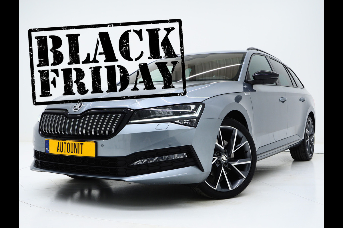 Škoda Superb Combi 1.4 TSI iV Sportline 218PK | Panoramadak | Trekhaak | Sportstoelen | Camera | Keyless | Carplay