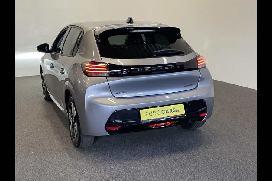 Peugeot 208 Hybrid 100 AUT Allure Navigatie Apple Carplay/ Android Auto Camera Parkeersensoren Adaptive Cruise Control Stoelverwarming Ledverlichting Climate control