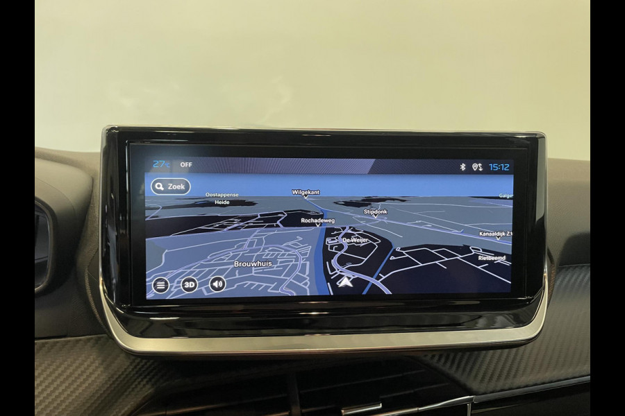 Peugeot 208 Hybrid 100 AUT Allure Navigatie Apple Carplay/ Android Auto Camera Parkeersensoren Adaptive Cruise Control Stoelverwarming Ledverlichting Climate control