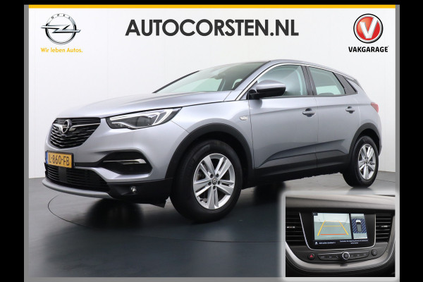 Opel Grandland X T 131pk 360Camera Navi 1/2Leer Apple/Android Usb Bluetooth CruiseControl Pdc Dab Ecc Tel. Isofix Mistlampen Blindspot Lane-dep. Bordherk. Licht-/Zichtpakket Elek.Inkl.spiegels Elek.Ramen Led 17''LM 1.2 Turbo Business Elegance NL-auto! B- klasse EURO 6 Origin.NLse auto
