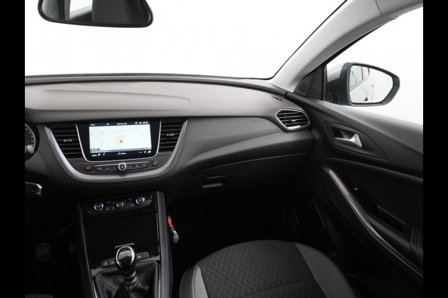 Opel Grandland X T 131pk 360Camera Navi 1/2Leer Apple/Android Usb Bluetooth CruiseControl Pdc Dab Ecc Tel. Isofix Mistlampen Blindspot Lane-dep. Bordherk. Licht-/Zichtpakket Elek.Inkl.spiegels Elek.Ramen Led 17''LM 1.2 Turbo Business Elegance NL-auto! B- klasse EURO 6 Origin.NLse auto