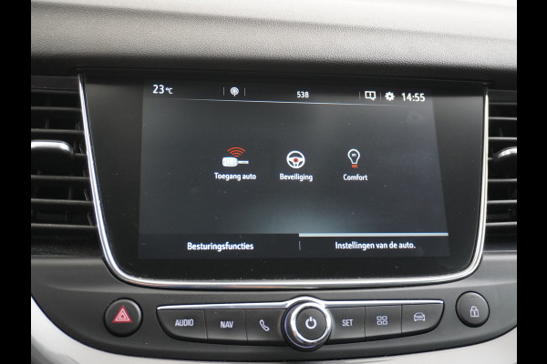 Opel Grandland X T131PK Apple Carplay Android Auto AGR-Comfortstoel Camera Navi Ecc Cruise Control Pdc DAB+ Regen-Lichtsensor Lane Assist Led Verkeersbord detectie Bluetooth Privacy Glas Lmv 17" Elegance 1e Eigenaar Origineel Nederlandse auto Euro 6