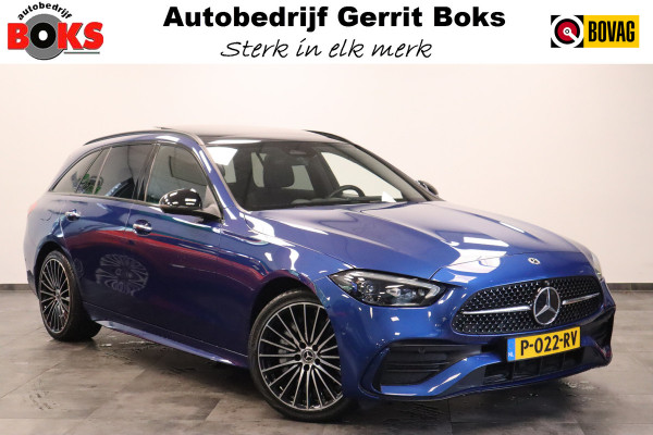 Mercedes-Benz C-Klasse Estate 300 e AMG Line Panorama Memorie Stoelen Sfeerverlichting Head up 24 maanden garantie mogelijk (*vraag naar de voorwaarden)