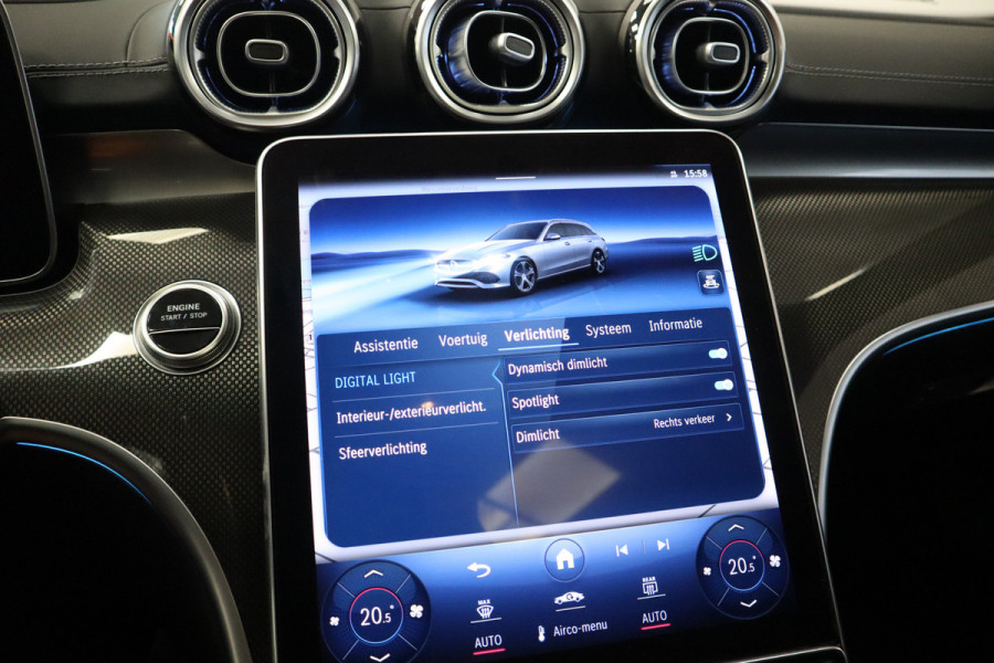 Mercedes-Benz C-Klasse Estate 300 e AMG Line Panorama Memorie Stoelen Sfeerverlichting Head up 24 maanden garantie mogelijk (*vraag naar de voorwaarden)