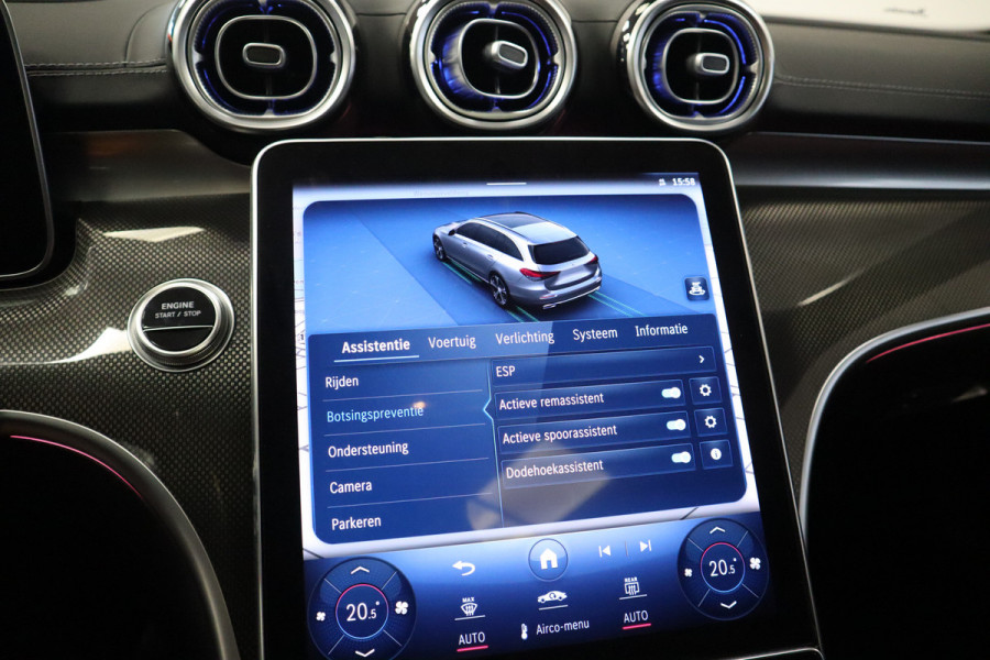 Mercedes-Benz C-Klasse Estate 300 e AMG Line Panorama Memorie Stoelen Sfeerverlichting Head up 24 maanden garantie mogelijk (*vraag naar de voorwaarden)