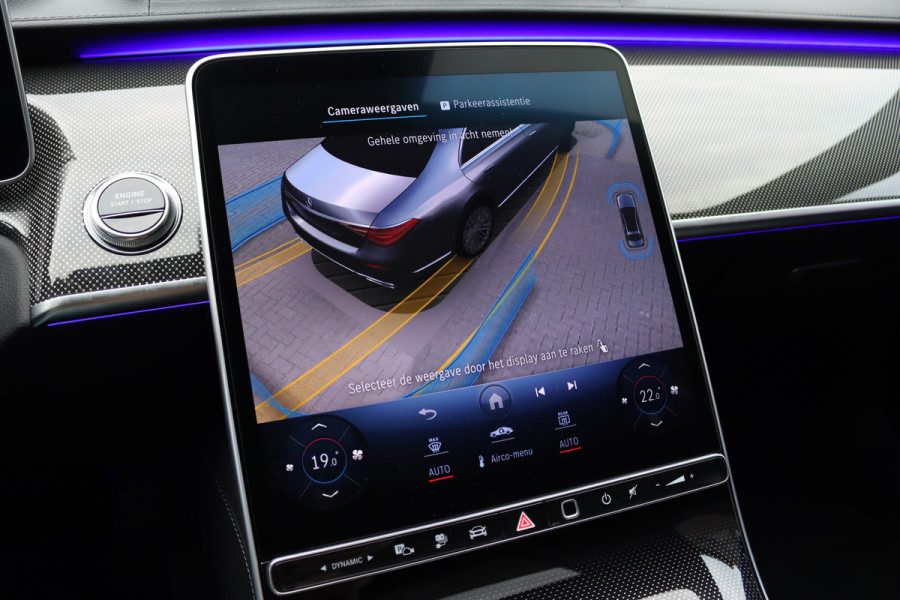 Mercedes-Benz S-Klasse 580 e 4MATIC Lang AMG Line | Airmatic | Achterasbesturing | Chauffeurspakket | MBUX Tablet | Distronic+ | Memory | Stoelventilatie V+A | Burmester | Soft-Close | Digital Light | Vlakkenverwarming | HUD |