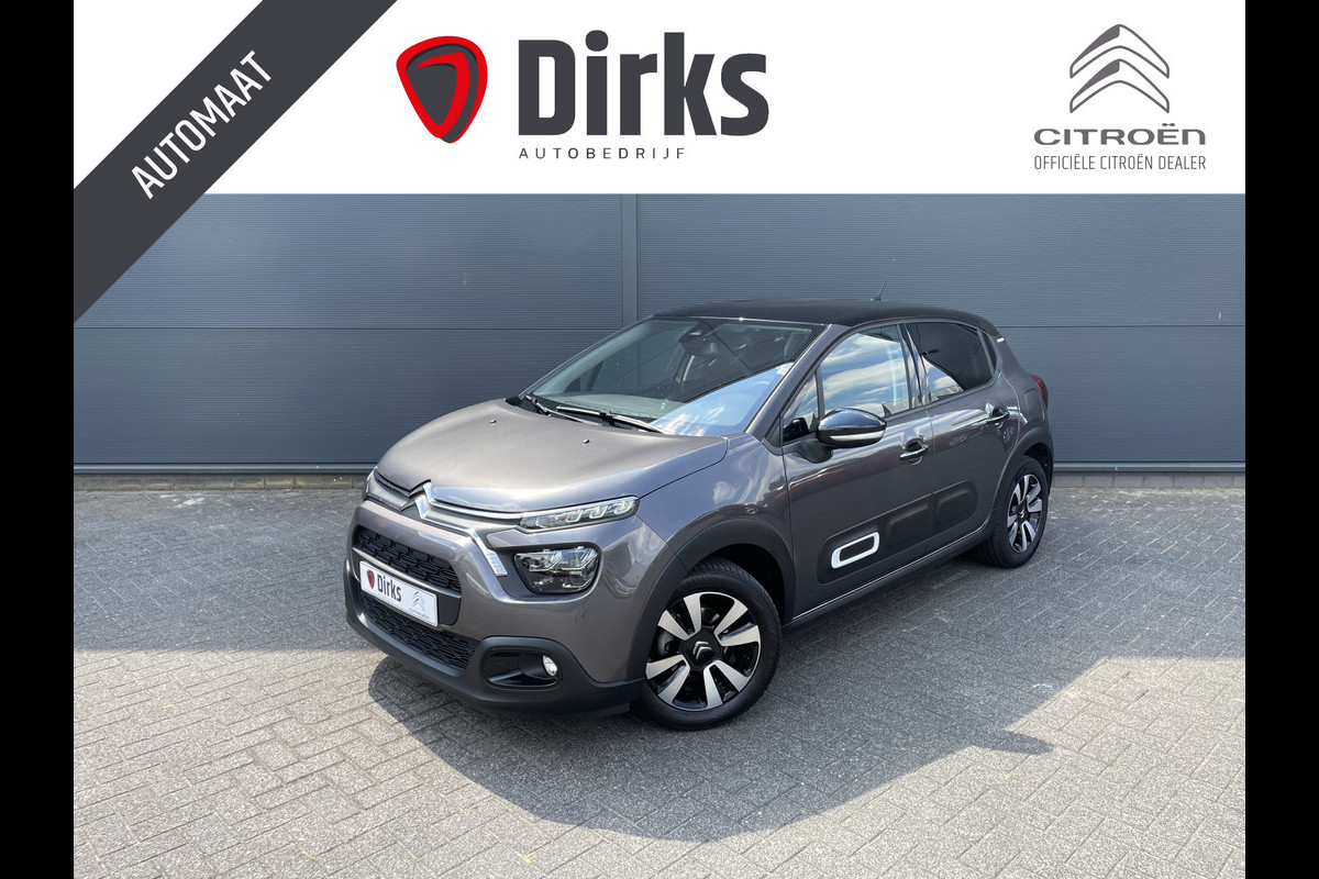 Citroën C3 110pk Max (Camera - Keyless Entry - LED - Apple Carplay - Navigatie - Automatische Airco - Parkeersensoren)