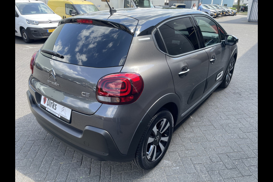 Citroën C3 110pk Max (Camera - Keyless Entry - LED - Apple Carplay - Navigatie - Automatische Airco - Parkeersensoren)