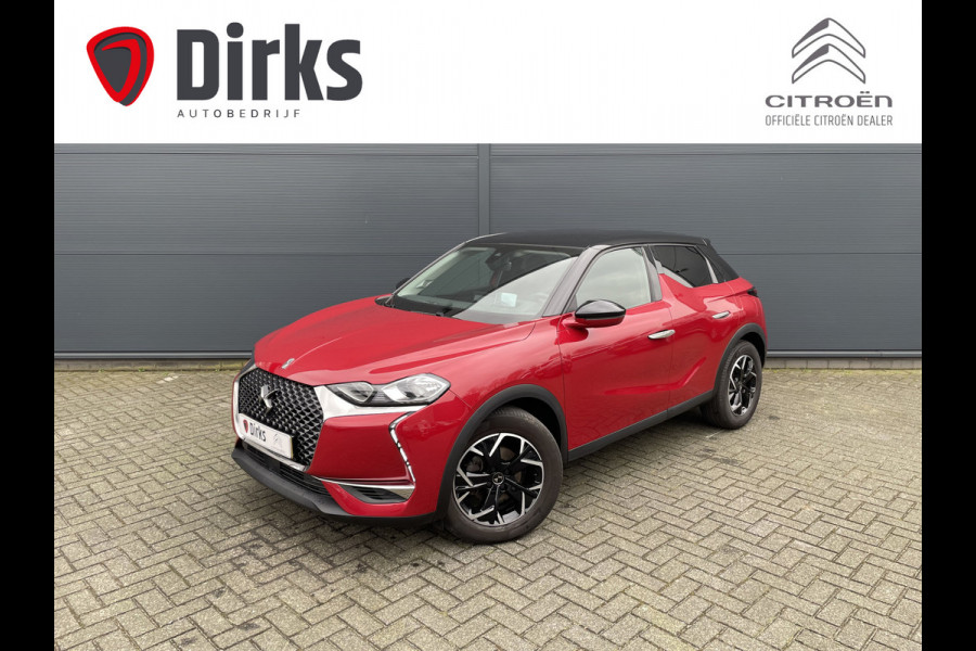 DS Ds 3 Crossback 100pk Performance Line (Camera - Stoelverwarming - Automatische Airco - Navigatie - Apple Carplay)