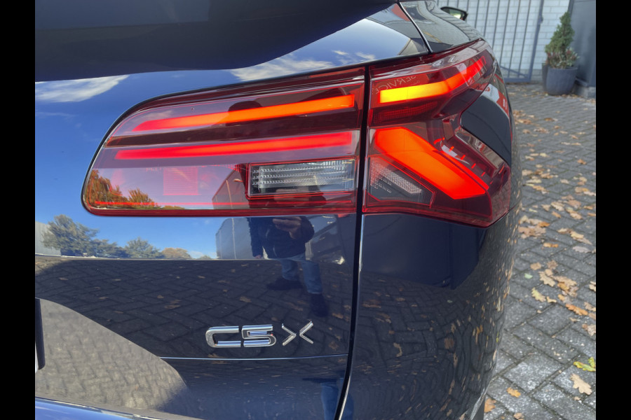 Citroën C5 X 225pk Hybrid Shine Pack (Elektrisch Schuifdak - Leder incl verwarming/geheugen - HiFi - Elektrische Klep - 360gr Camera - Adapti