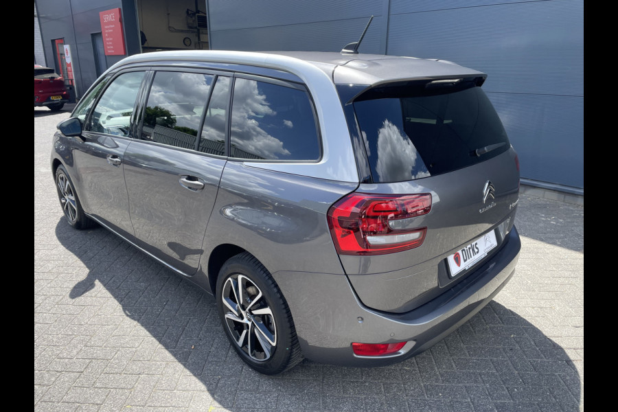 Citroën Grand C4 Spacetourer 130pk Shine (Trekhaak - Camera - Keyless Entry - Parkeersensoren V+A - Dodehoek detectie - Automatisch Parkeren - Navigatie - Ap
