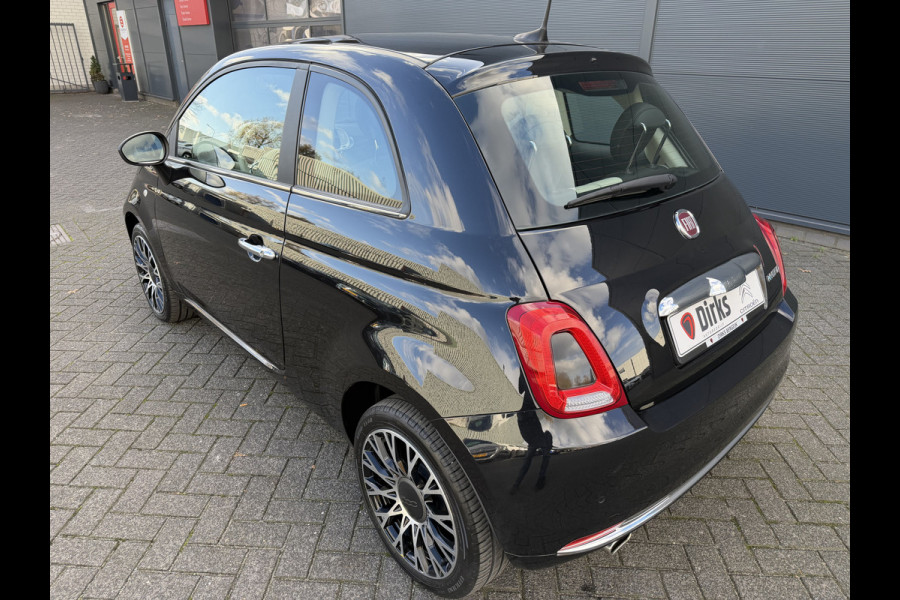 Fiat 500 70pk Hybrid Dolcevita (Automatische Airco - Navigatie - 16" velgen - Panoramadak - Apple Carplay - Parkeersensoren - Leder/stof)