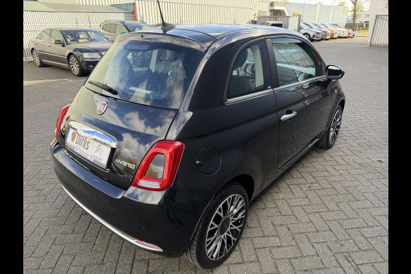 Fiat 500 70pk Hybrid Dolcevita (Automatische Airco - Navigatie - 16" velgen - Panoramadak - Apple Carplay - Parkeersensoren - Leder/stof)