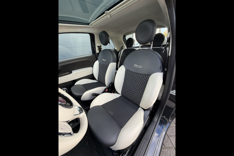 Fiat 500 70pk Hybrid Dolcevita (Automatische Airco - Navigatie - 16" velgen - Panoramadak - Apple Carplay - Parkeersensoren - Leder/stof)