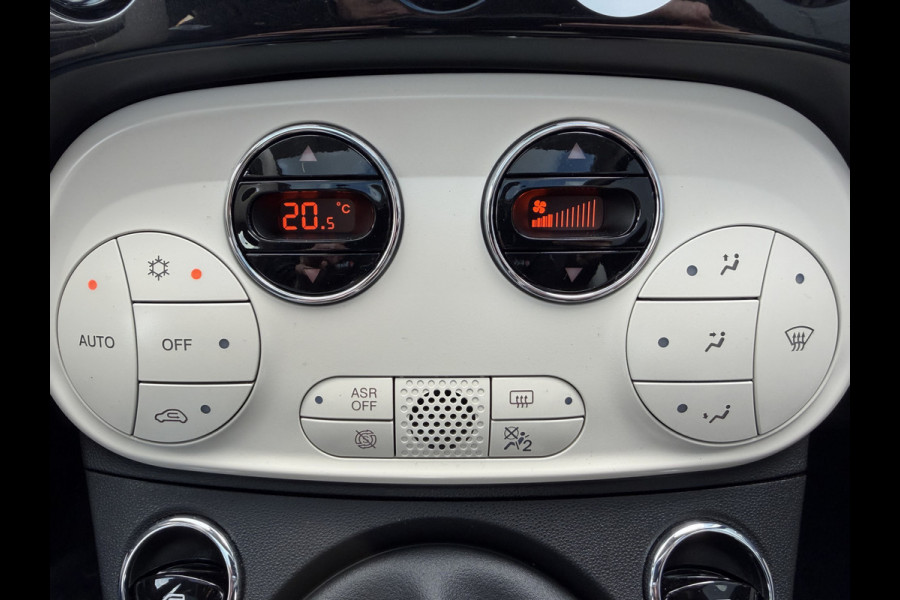 Fiat 500 70pk Hybrid Dolcevita (Automatische Airco - Navigatie - 16" velgen - Panoramadak - Apple Carplay - Parkeersensoren - Leder/stof)