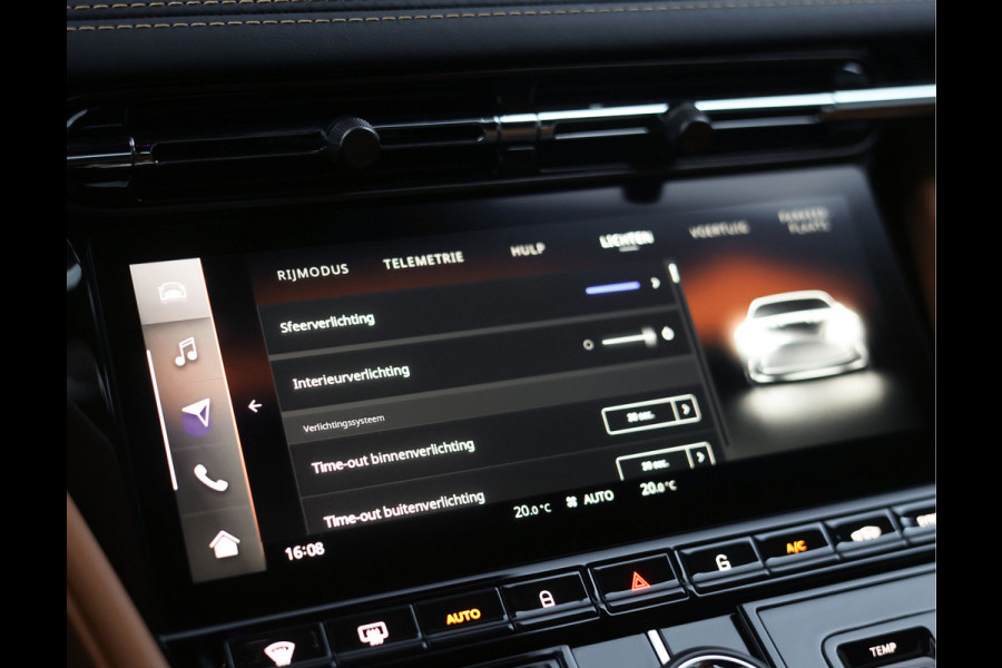 Aston Martin DB12 Volante 4.0 V8 | Green over tan - B&W