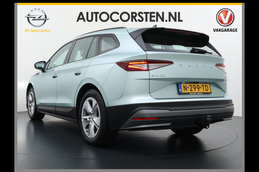 Škoda ENYAQ iV 60 Pano-Dak Camera Trekhaak Navi Ecc Apple Carplay Android Auto Cruise Control Pdc DAB Lmv 19" Keyless Led Connected services SOH 89%  Origineel Nederlandse Auto