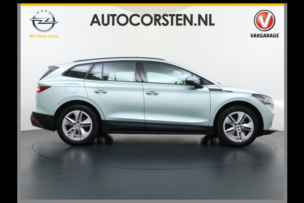 Škoda ENYAQ iV 60 Pano-Dak Camera Trekhaak Navi Ecc Apple Carplay Android Auto Cruise Control Pdc DAB Lmv 19" Keyless Led Connected services SOH 89%  Origineel Nederlandse Auto