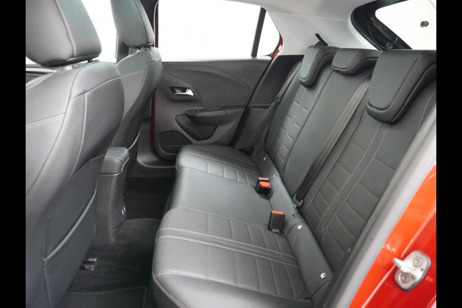 Opel CORSA-E 50kWh Leer Pano-dak 360°Camera Elegance Zwart Dak Navi Ecc Apple Carplay Android Auto Cruise Control SOH 90% Stoel+Stuurverwarming DAB+ Pdc Lmv Led Origineel Nederlandse Auto