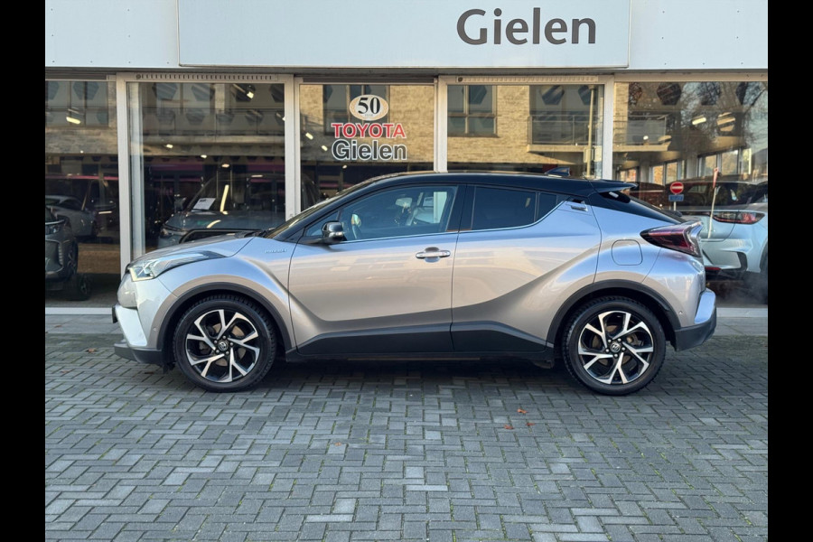 Toyota C-HR 1.8 Hybrid Bi-Tone Plus | JBL, LED Pakket, Dodehoekherkenning, Navigatie, Parkeersensoren, Stoelverwarming, Keyless, 18 inch